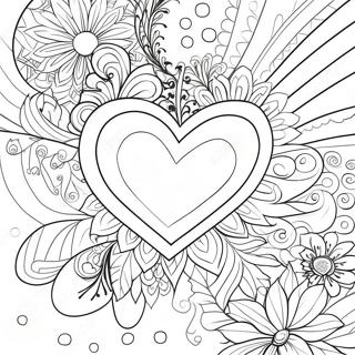 Valentines Heart Coloring Pages