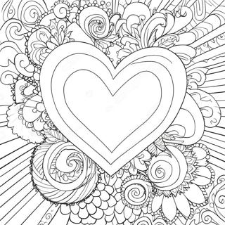 Valentines Heart Coloring Page 28153-22718