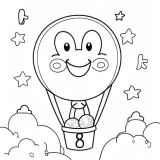 Happy 8th Birthday Coloring Pages