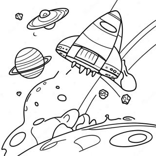 Space Adventure Coloring Page 28183-22739