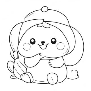 Pompompurin Coloring Page 281-227