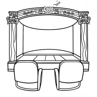 Home Movie Theater Coloring Page 28203-22758