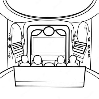 Home Movie Theater Coloring Page 28203-22759