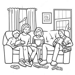 Home Movie Coloring Pages