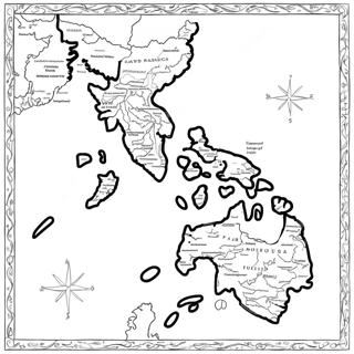 Philippines Map Coloring Page 28213-22763