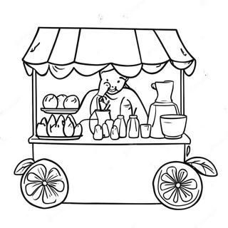 Lemonade Coloring Pages