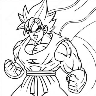 Goku Super Saiyan 4 Coloring Pages