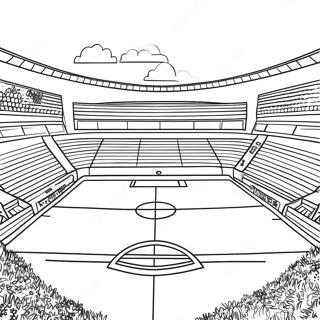 Football Field Coloring Page 28243-22786