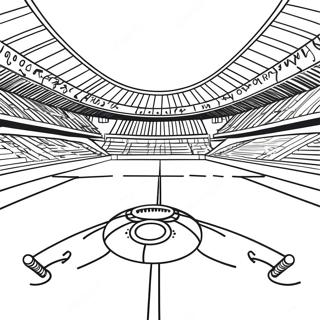 Football Field Coloring Page 28243-22787