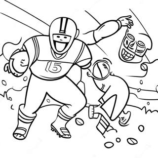 Exciting Football Game Coloring Page 28244-22789