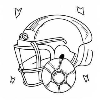 Exciting Football Game Coloring Page 28244-22790