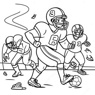 Exciting Football Game Coloring Page 28244-22791