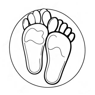 Foot Coloring Pages