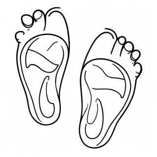 Footprint Coloring Page 28263-22802