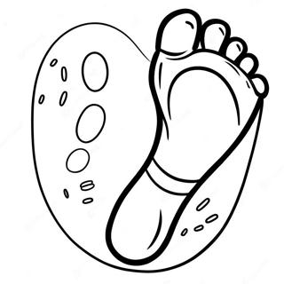 Footprint Coloring Page 28263-22803