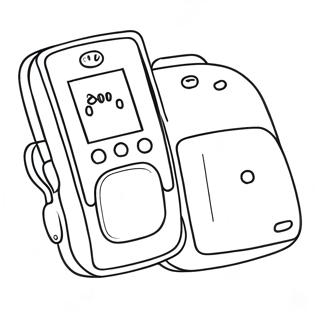 Cute Insulin Pump Coloring Page 28304-22833