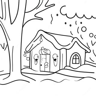 Let It Snow Coloring Pages