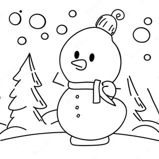 Let It Snow Coloring Page 28313-22843