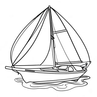 Sailboat Coloring Page 28413-22922