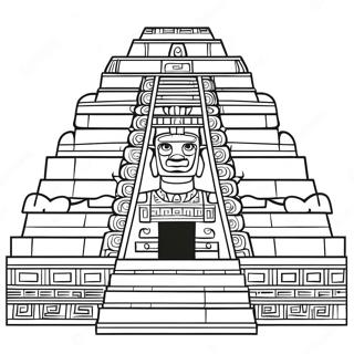 Mayan Coloring Pages