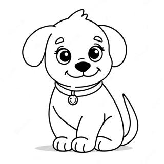 Cute Bsd Puppy Coloring Page 28454-22959