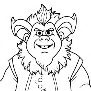 Heat Miser Coloring Page 28483-22979