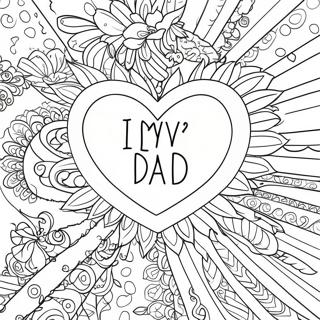 I Love My Dad Coloring Page 28493-22987