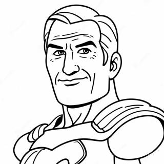 Superhero Dad Coloring Page 28494-22992