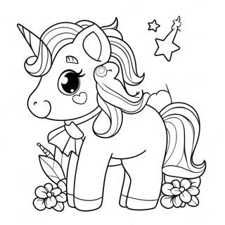 Unicorn Kitty Coloring Page 2851-2376