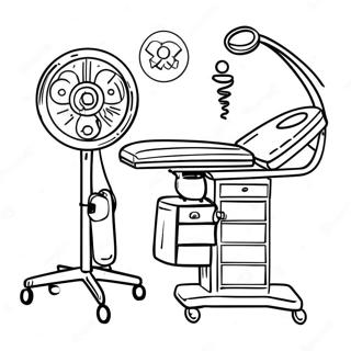 Colorful Medical Equipment Coloring Page 28524-23016