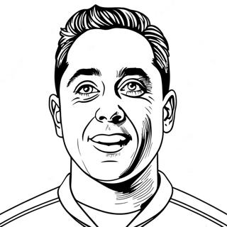 Xavi Coloring Page 28593-23078