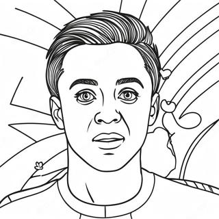 Xavi Coloring Page 28593-23080