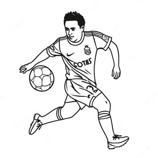 Xavi Coloring Pages