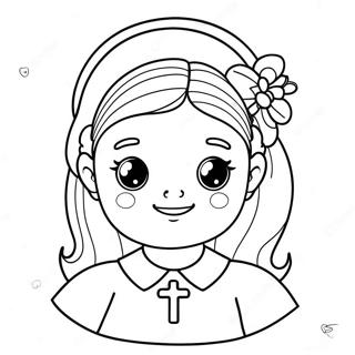 First Communion Coloring Page 28603-23072