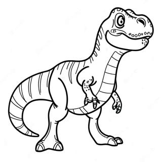 T Rex Coloring Pages