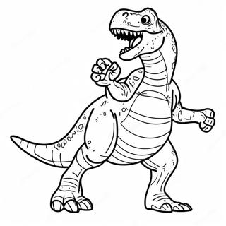 T Rex Coloring Page 2861-2386