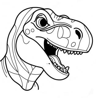 T Rex Coloring Page 2861-2387