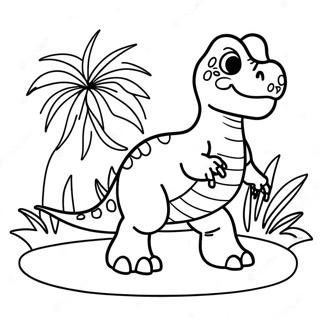 Cute Baby T Rex Coloring Page 2862-2391