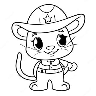 Adventurous Sheriff Callie Coloring Page 28674-23137