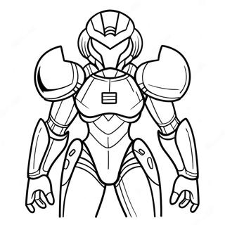 Metroid Coloring Pages