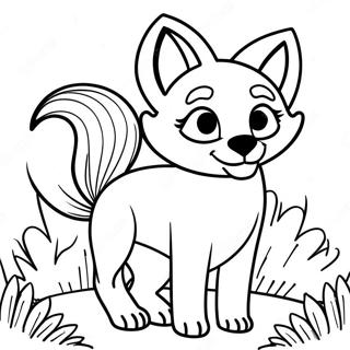 Foxy Coloring Pages