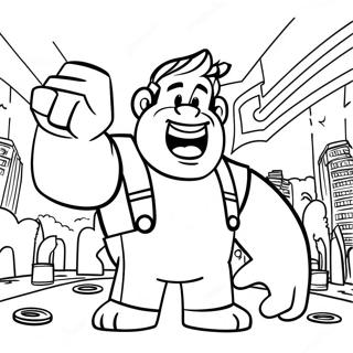 Wreck It Ralph Coloring Pages