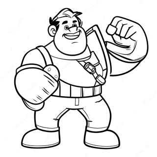 Wreck It Ralph Coloring Page 2871-2398