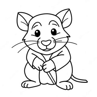 Splinter Coloring Page 28723-23175