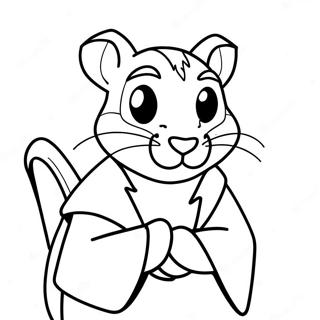 Splinter Coloring Page 28723-23176