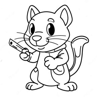 Splinter Coloring Pages