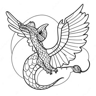 Wings Of Fire Seawing Coloring Page 28753-23196