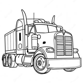 Kenworth Truck Coloring Pages