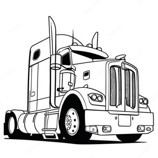 Kenworth Truck Coloring Page 28803-23232