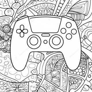 Ps5 Controller Coloring Page 28823-23247